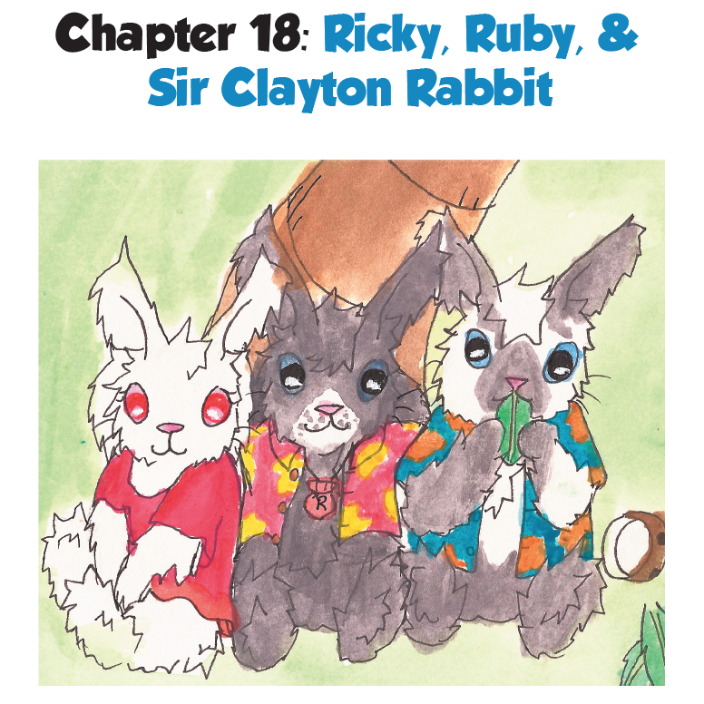 Ricky, Ruby, & Sir Clayton Rabbits