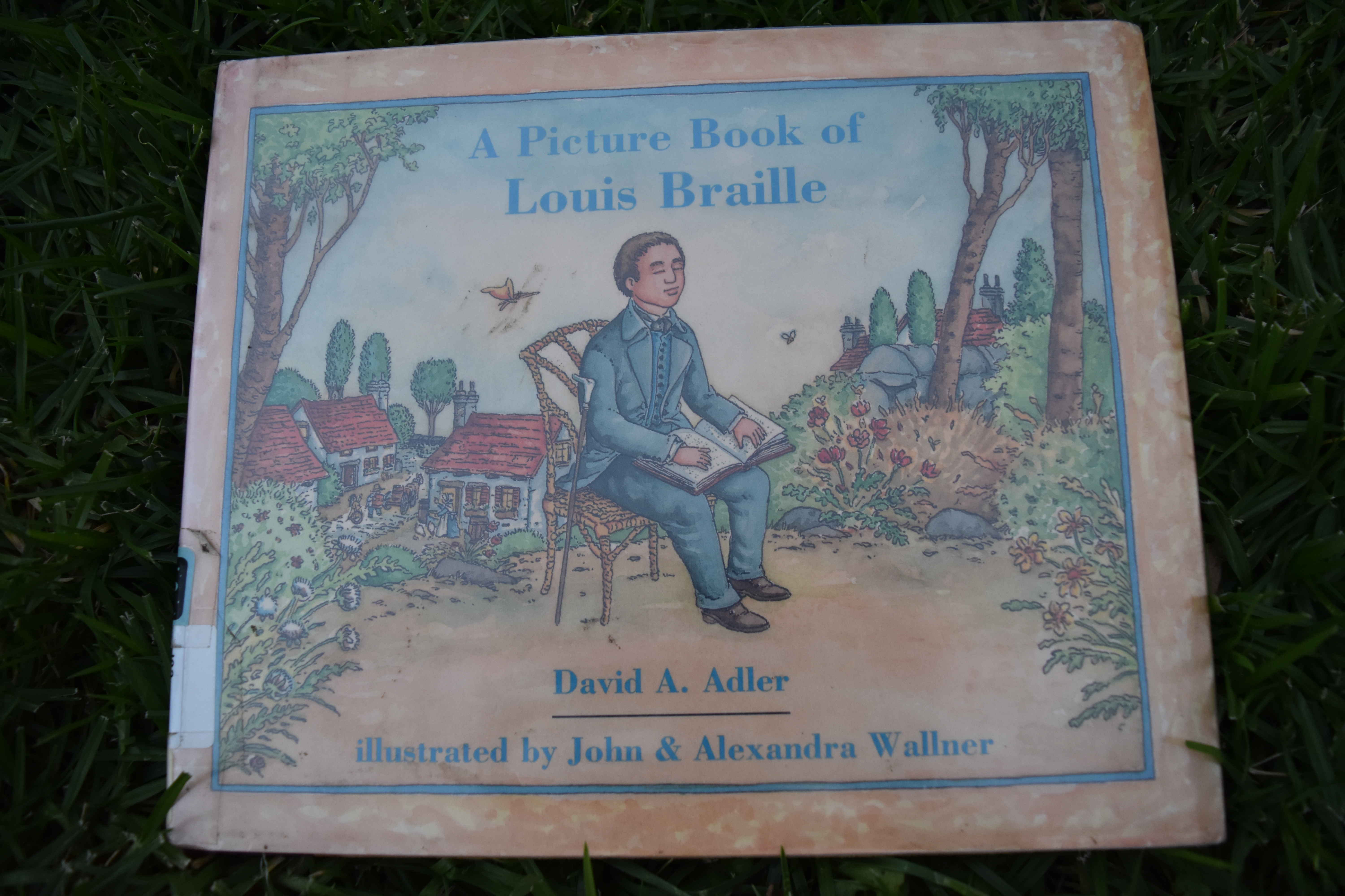 This is the book we read from the library on Louis Braille.