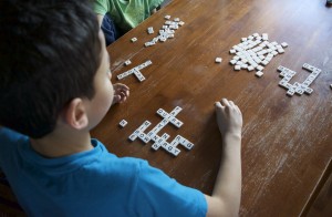 Bananagrams word puzzle for optimizing brain fitness