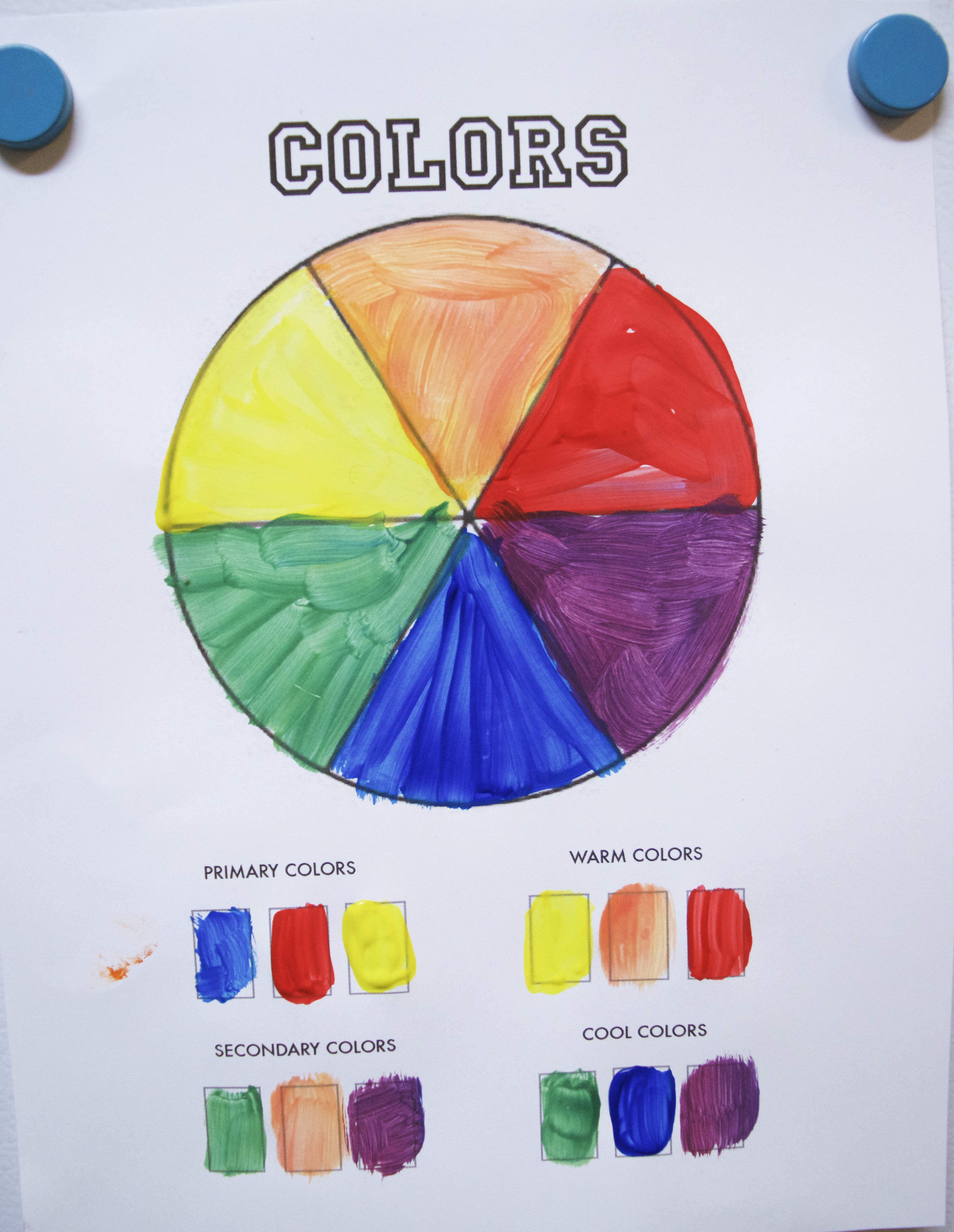 C – COLOR  Activity 20 Make a Color Wheel – Let's Learn Kids