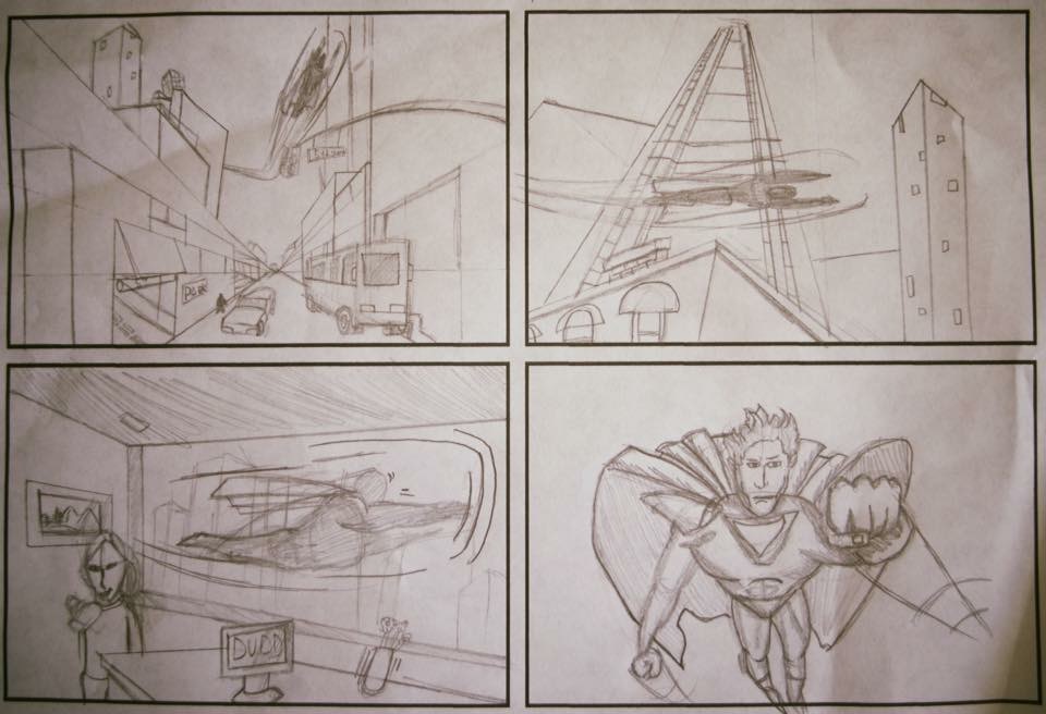Use a comic to cut and rearrange for for puzzle-solving ability and logic. *Comic by my 9-yr-old