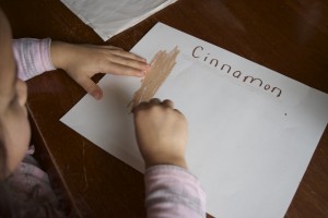 Letter C, lessons on senses for kids