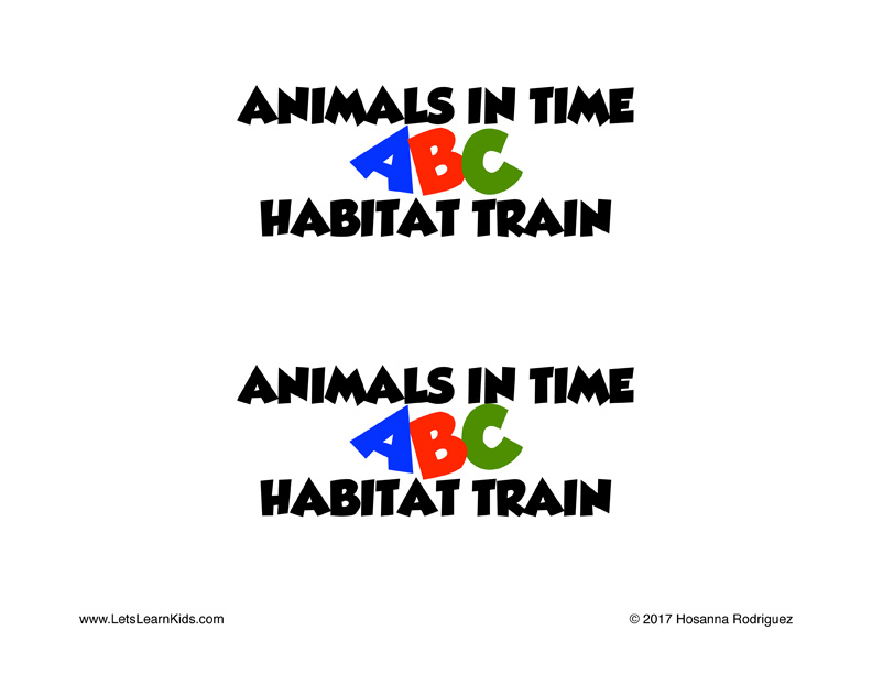 Animal Habitat Train