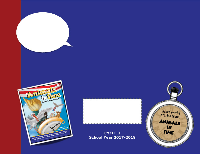 Student Art Book Cover w/ Text Bubble